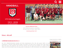Tablet Screenshot of mtvd-handball.de